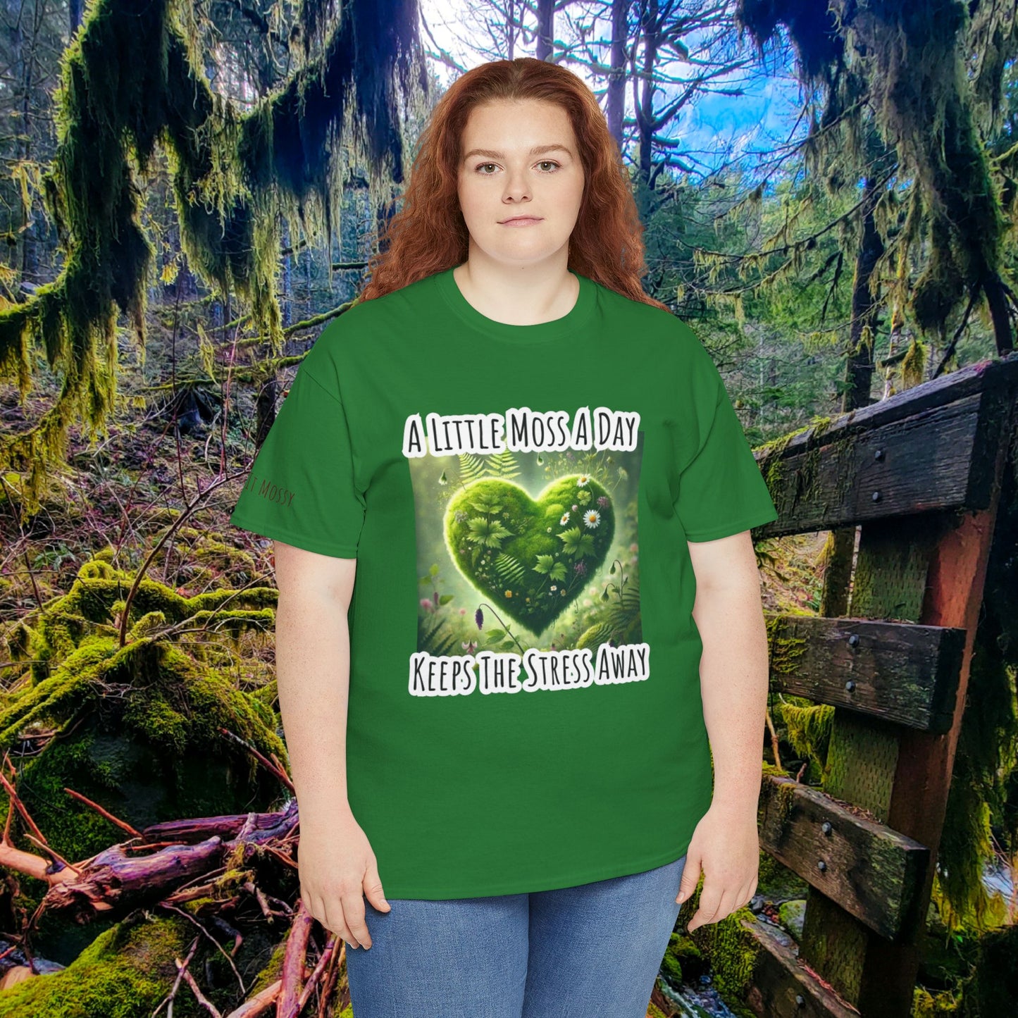 "Moss Therapy" Graphic Tee | Find Calm in the Wild