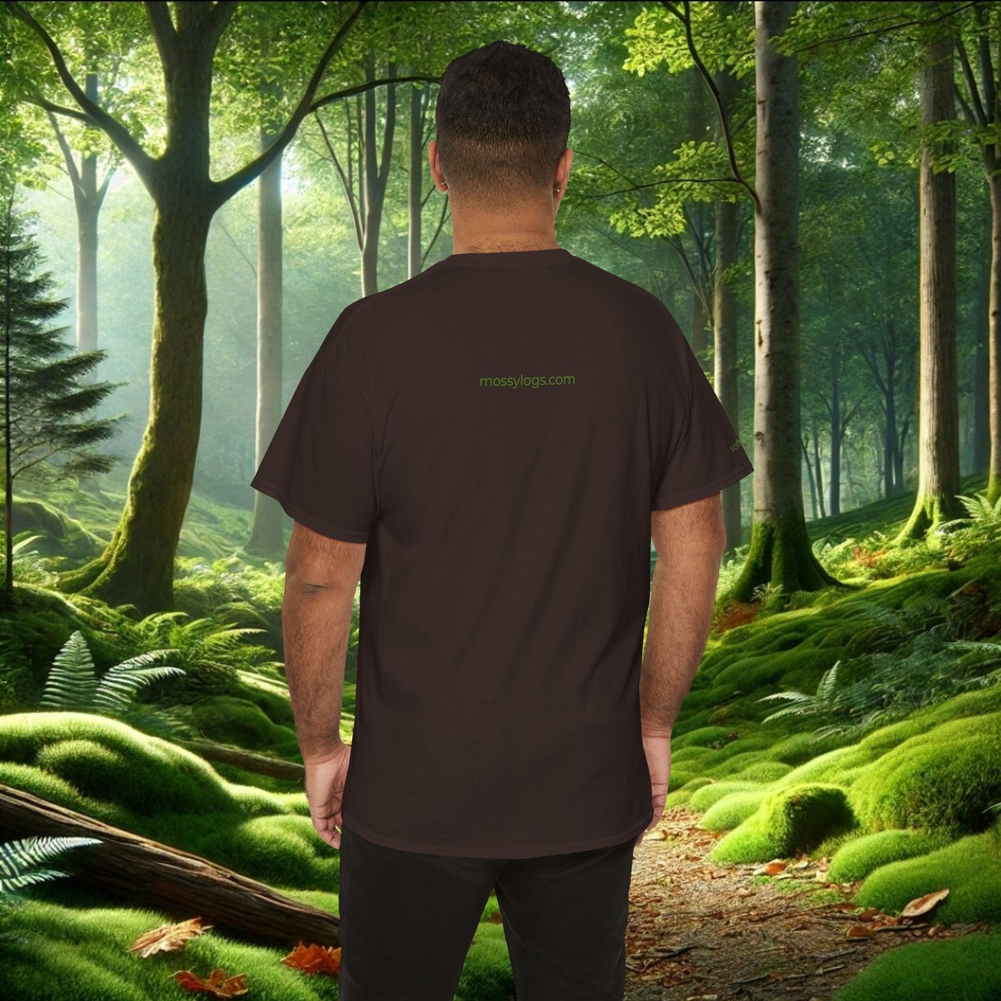 Moss Over Mess Tee | Forestcore Graphic T-Shirt
