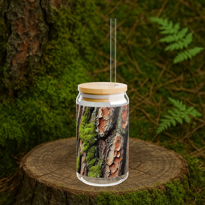 Ponderosa Pine Bark | Forest Texture Glass [16oz]