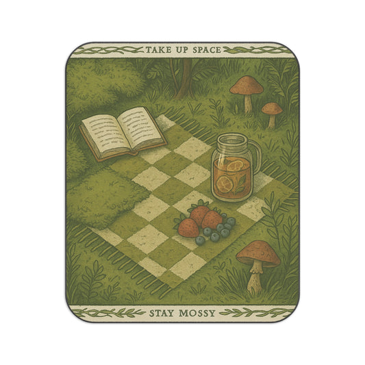 Stay Mossy | Forest Picnic Blanket