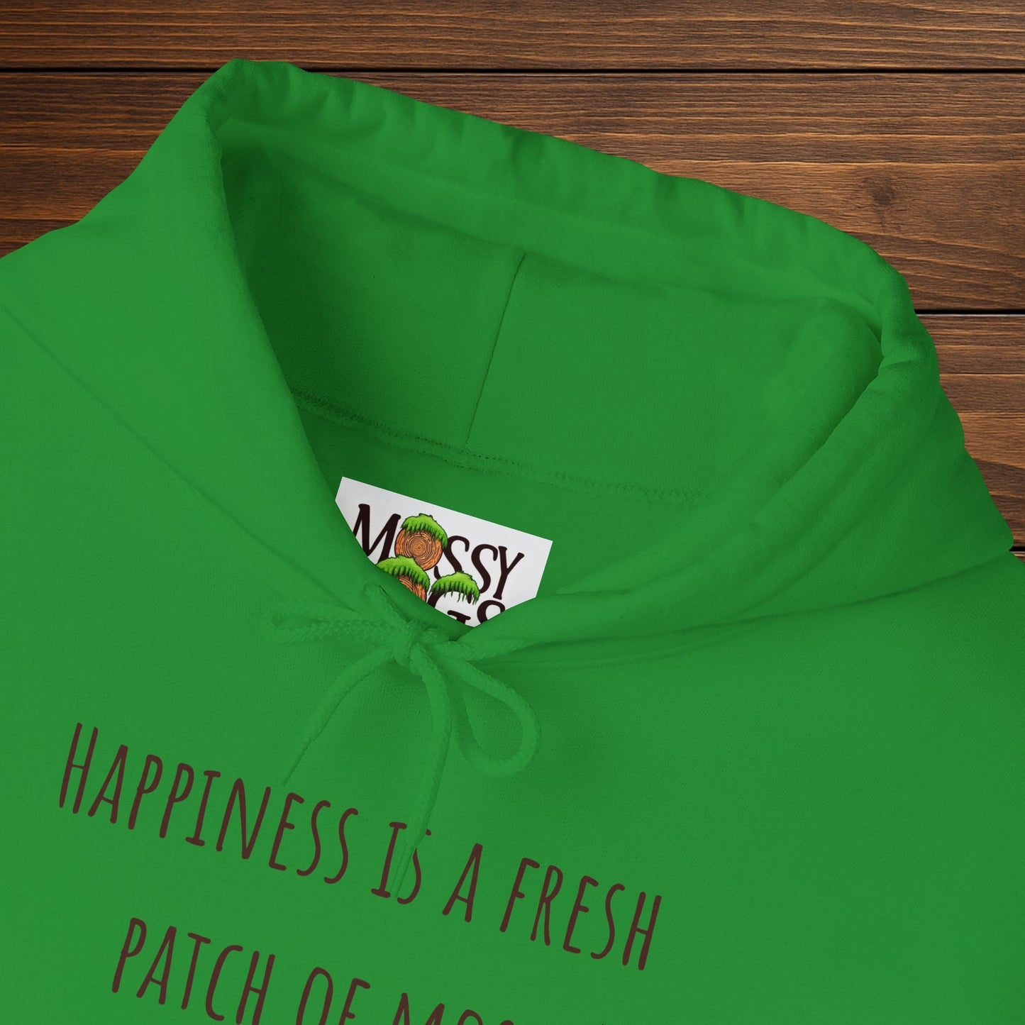 "Happiness Is a Fresh Patch of Moss" Hoodie | Cozy, Soft & Squishy
