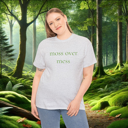 Moss Over Mess Tee | Forestcore Graphic T-Shirt