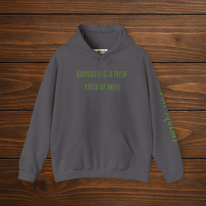 "Happiness Is a Fresh Patch of Moss" Hoodie | Cozy, Soft & Squishy