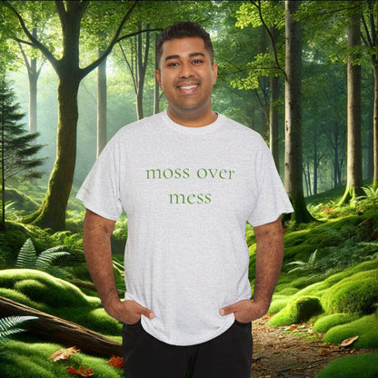 Moss Over Mess Tee | Forestcore Graphic T-Shirt