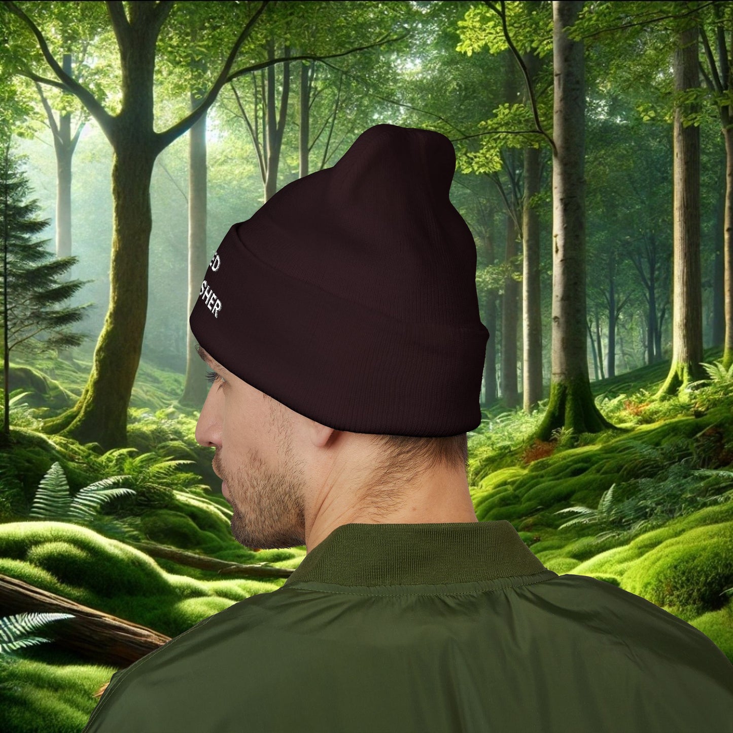 "Certified Moss Squisher" Embroidered Beanie | Stay Warm & Squishy
