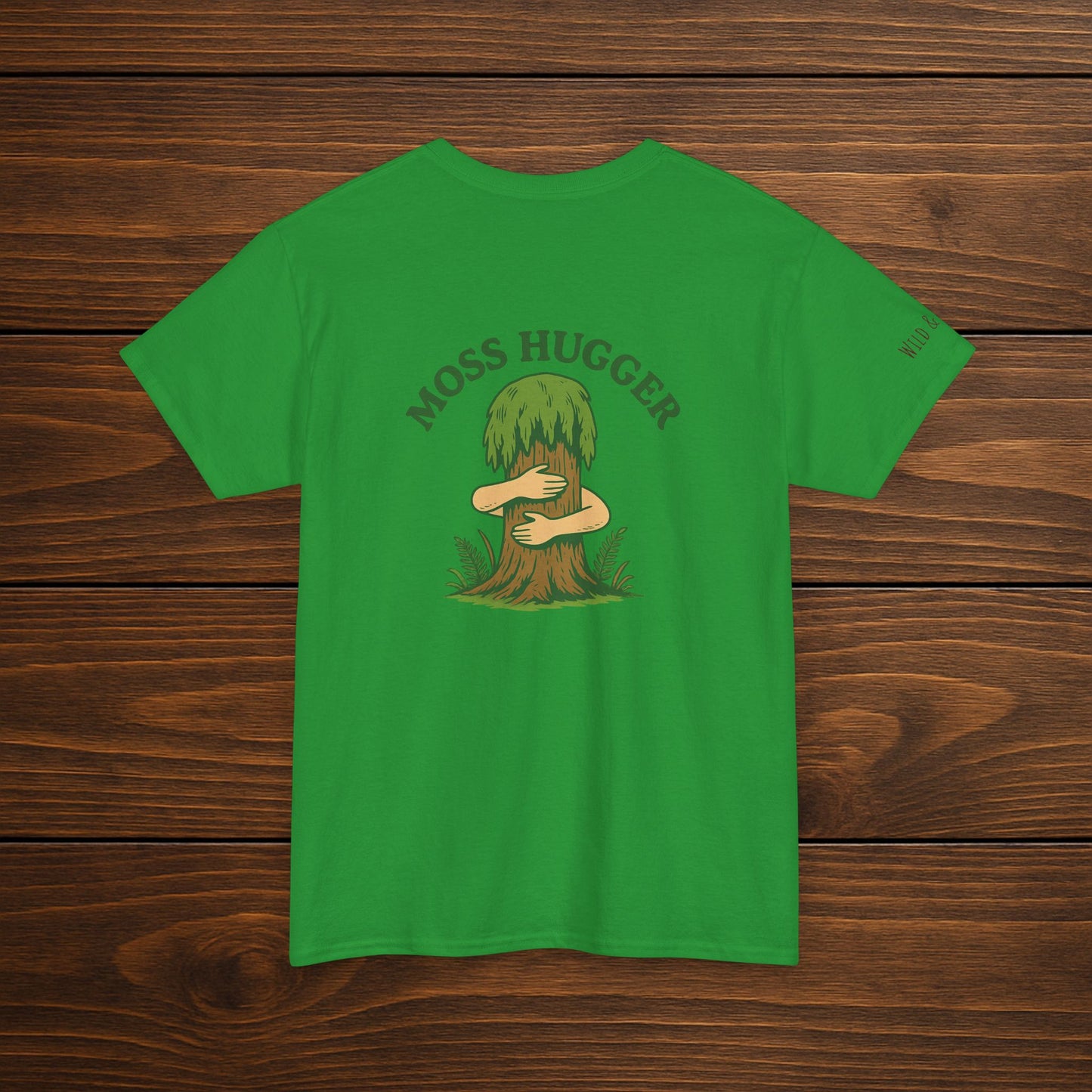 Moss Hugger Tee | Treehugger Back Graphic