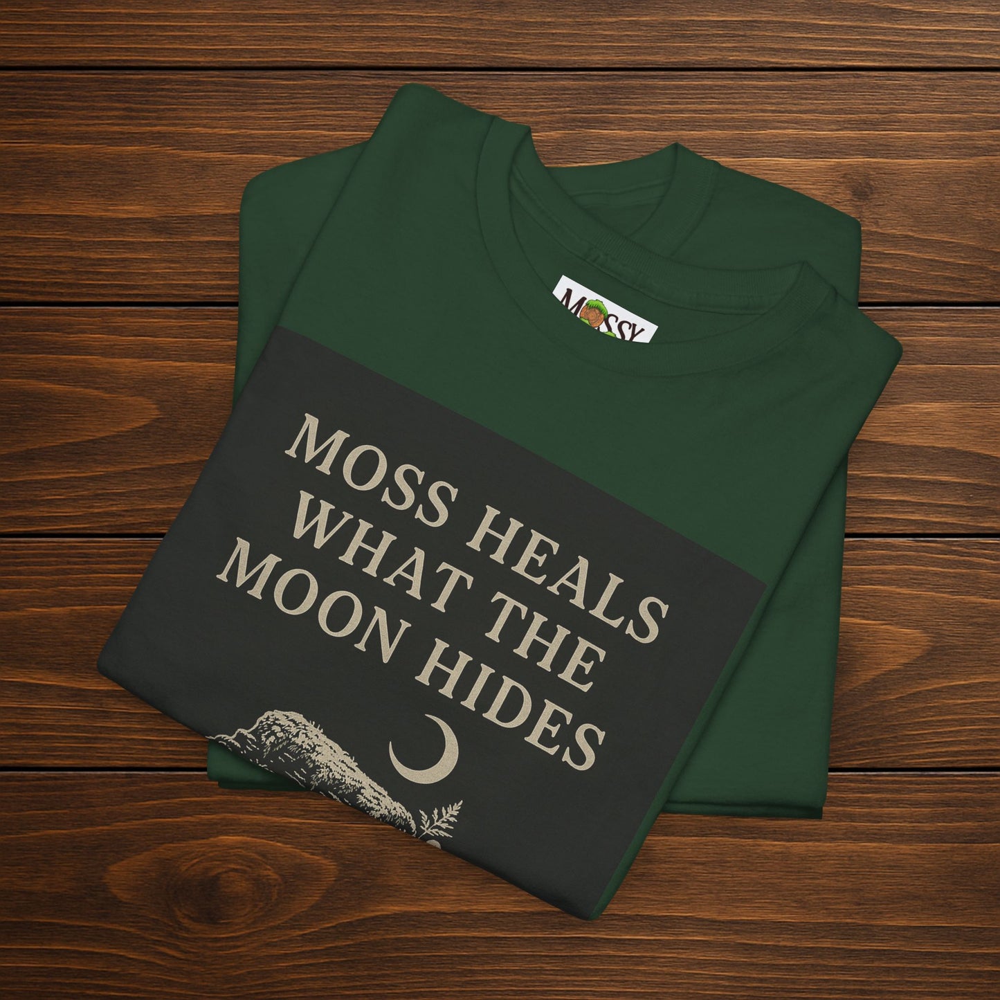 Moss Heals What the Moon Hides Tee | Forestcore Shirt