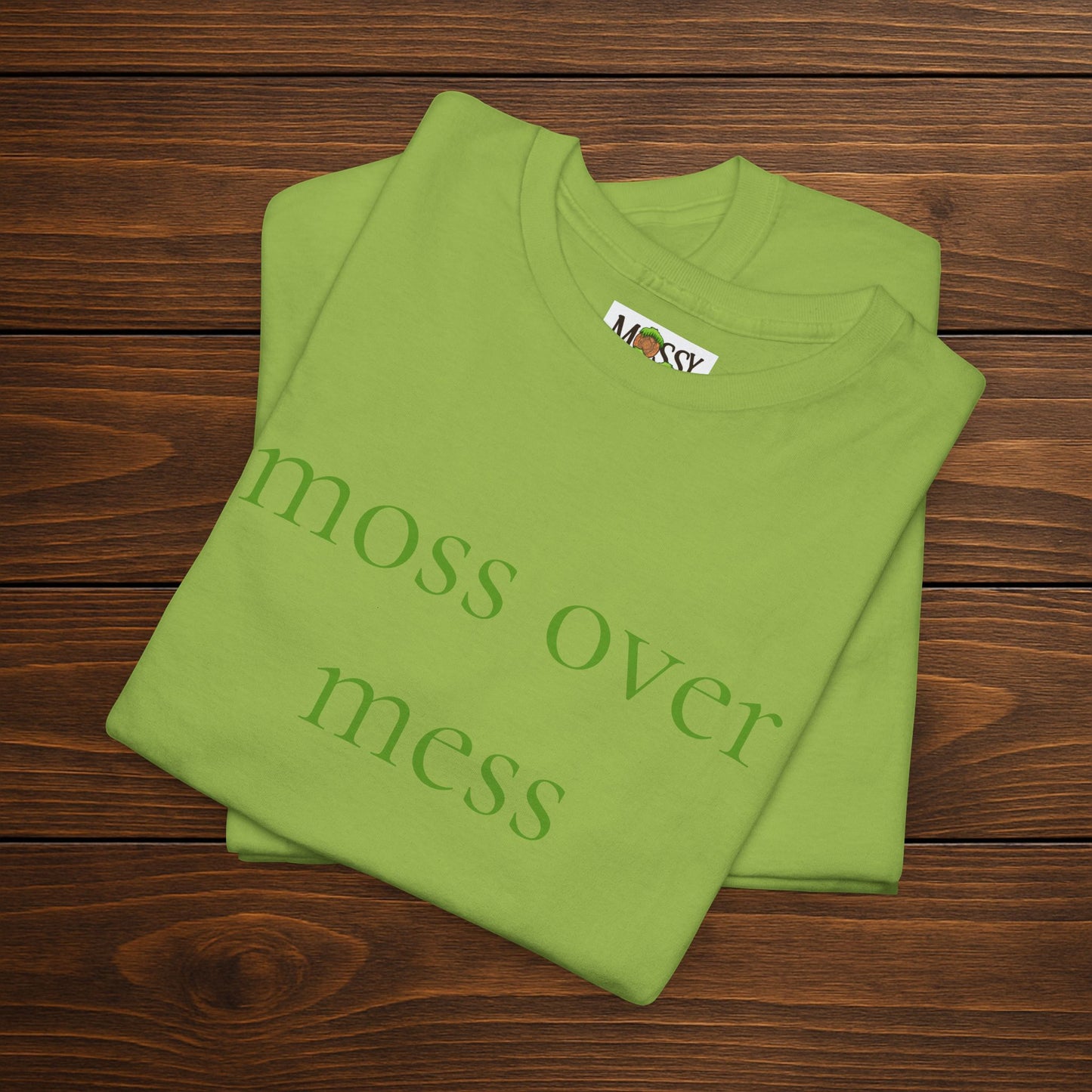 Moss Over Mess Tee | Forestcore Graphic T-Shirt