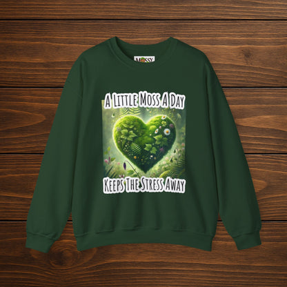 "Moss Therapy" Crewneck | Cozy Up & Let Nature Heal