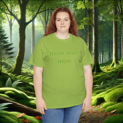 Moss Over Mess Tee | Forestcore Graphic T-Shirt