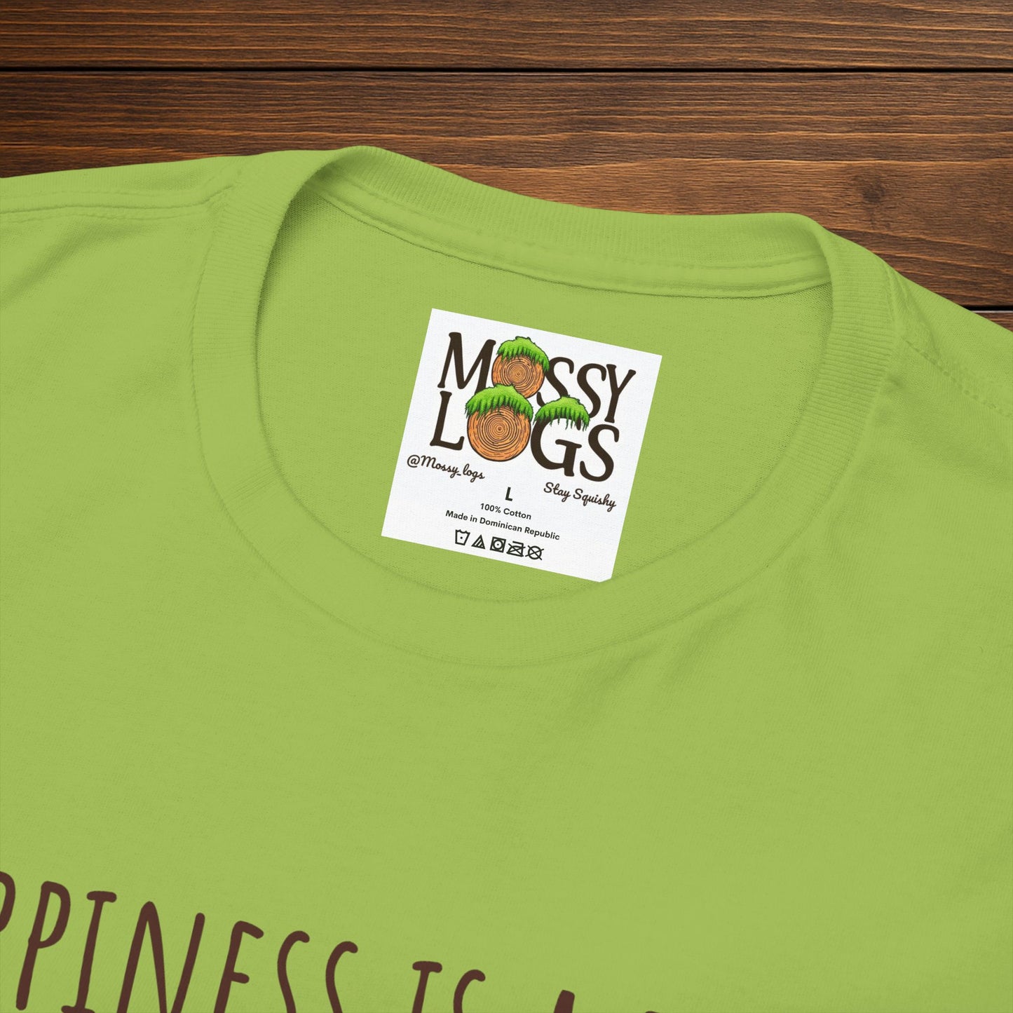 "Happiness Is a Fresh Patch of Moss" Tee | Soft, Cozy, & Squishy