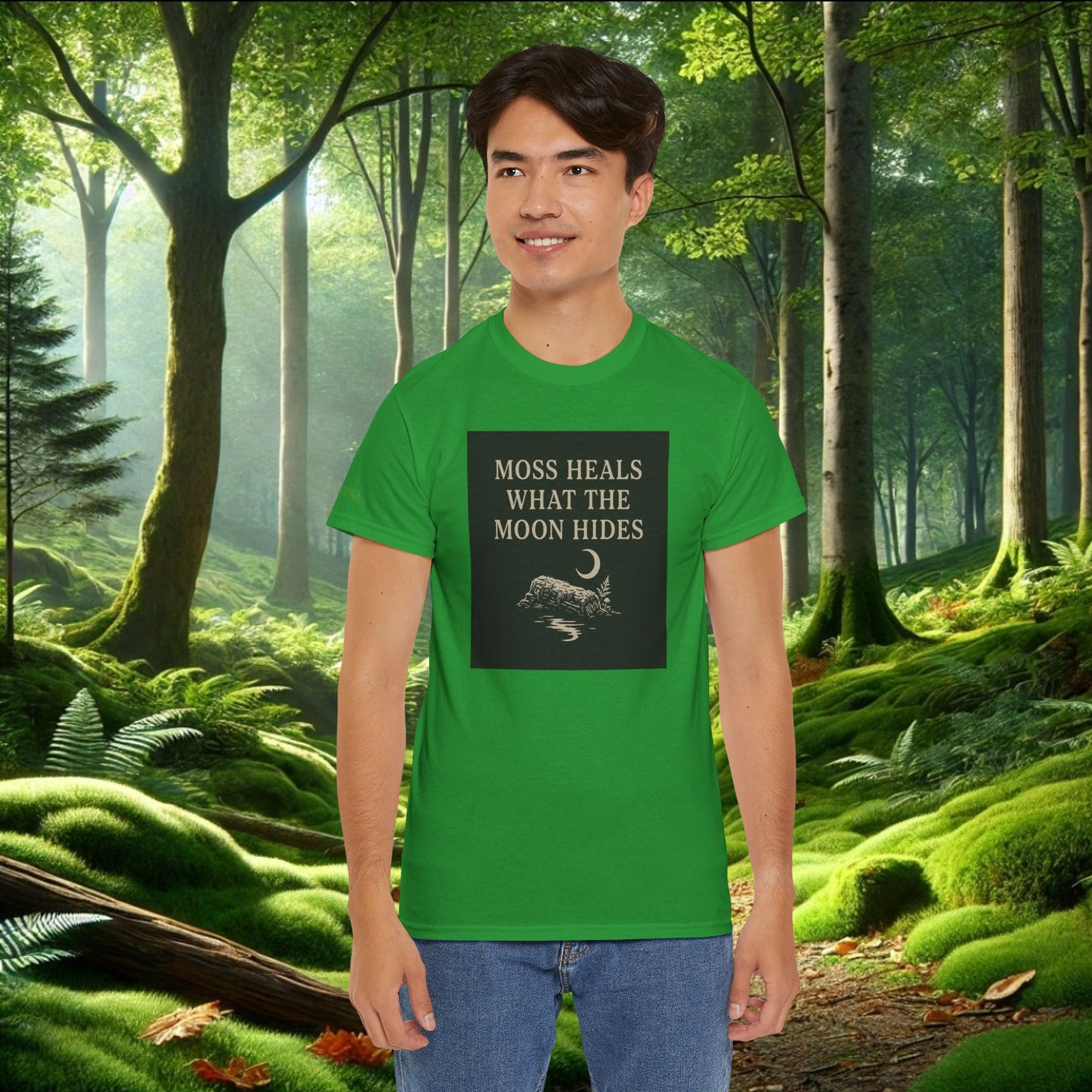 Moss Heals What the Moon Hides Tee | Forestcore Shirt
