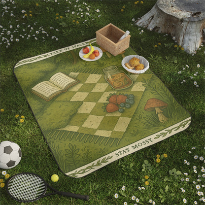 Stay Mossy | Forest Picnic Blanket