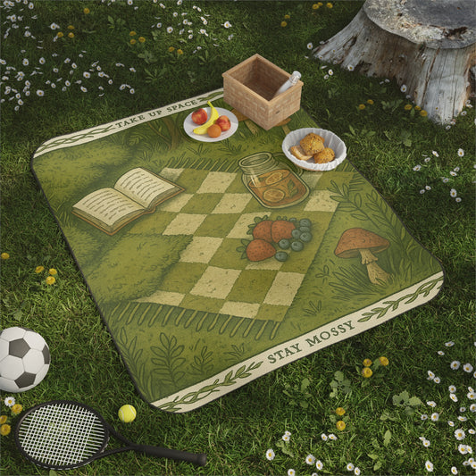 Stay Mossy | Forest Picnic Blanket