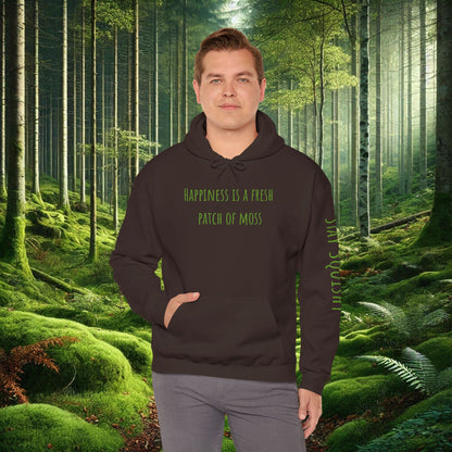 "Happiness Is a Fresh Patch of Moss" Hoodie | Cozy, Soft & Squishy