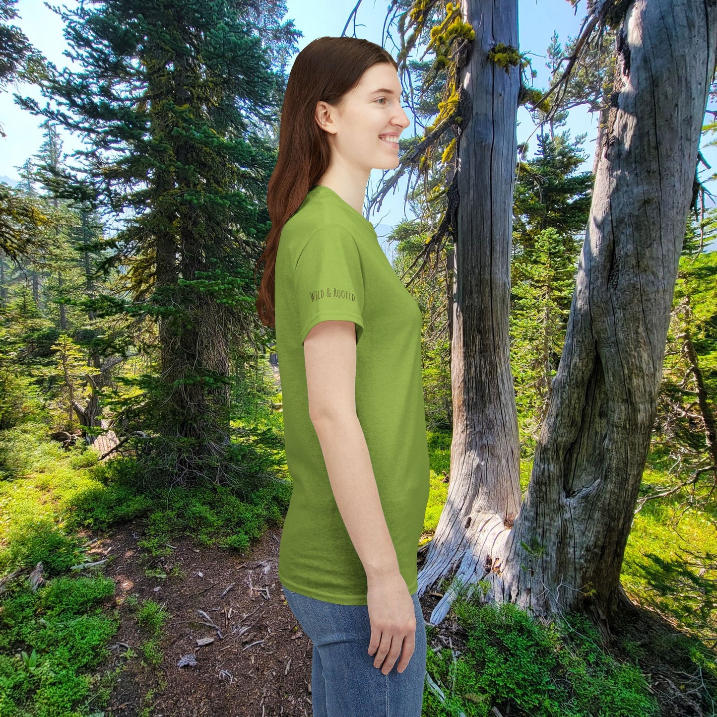 Moss Hugger Tee | Treehugger Back Graphic