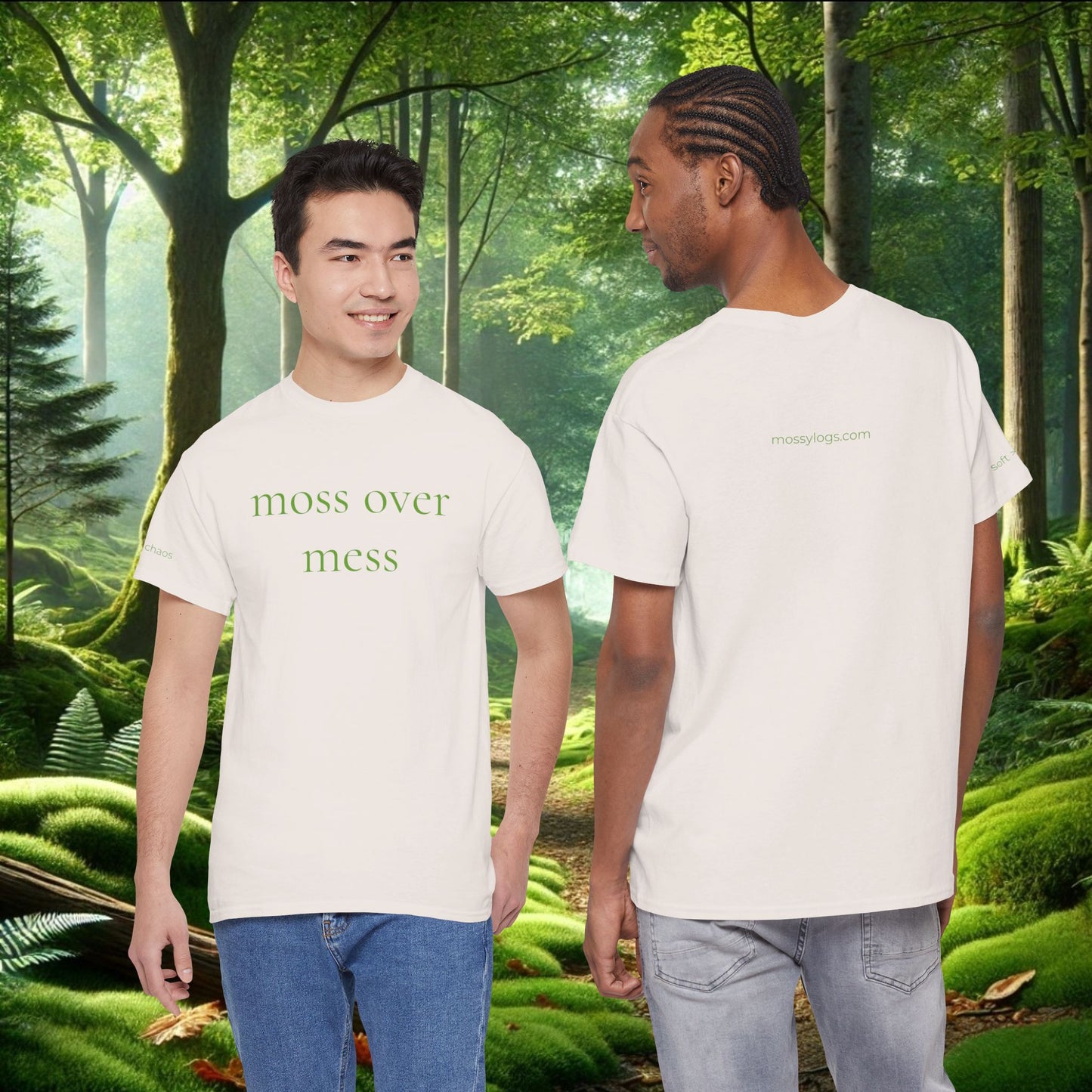 Moss Over Mess Tee | Forestcore Graphic T-Shirt