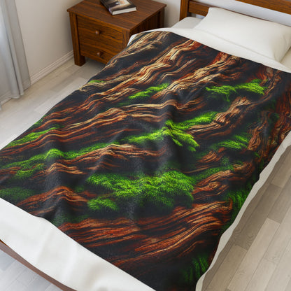 "The Titan’s Rest" Blanket | The Forest Line – Soft, Cozy & Inspired by Sequoias