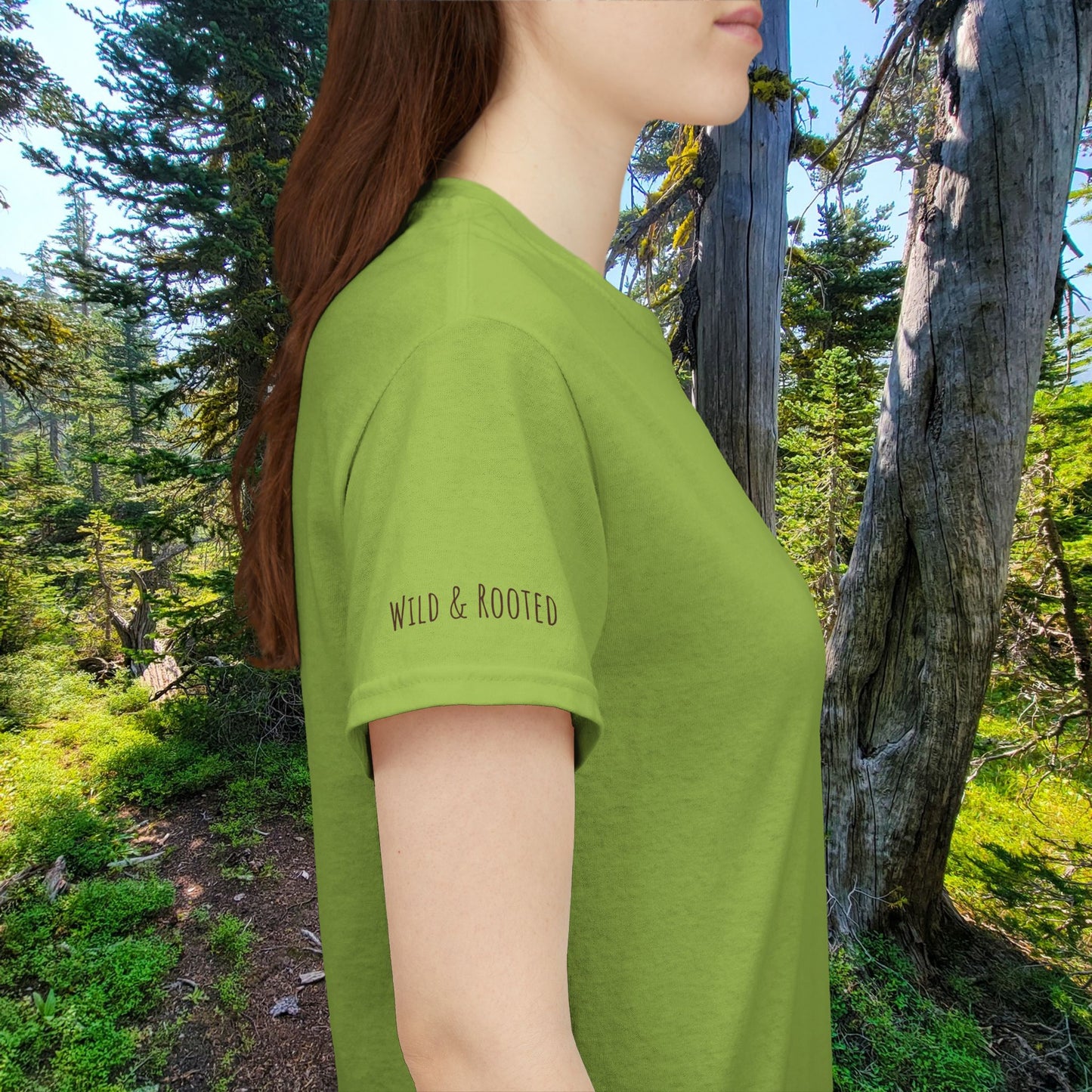 Moss Hugger Tee | Treehugger Back Graphic