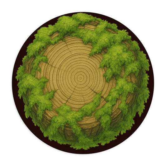 Mossylog | Mouse Pad [Circle Shape]