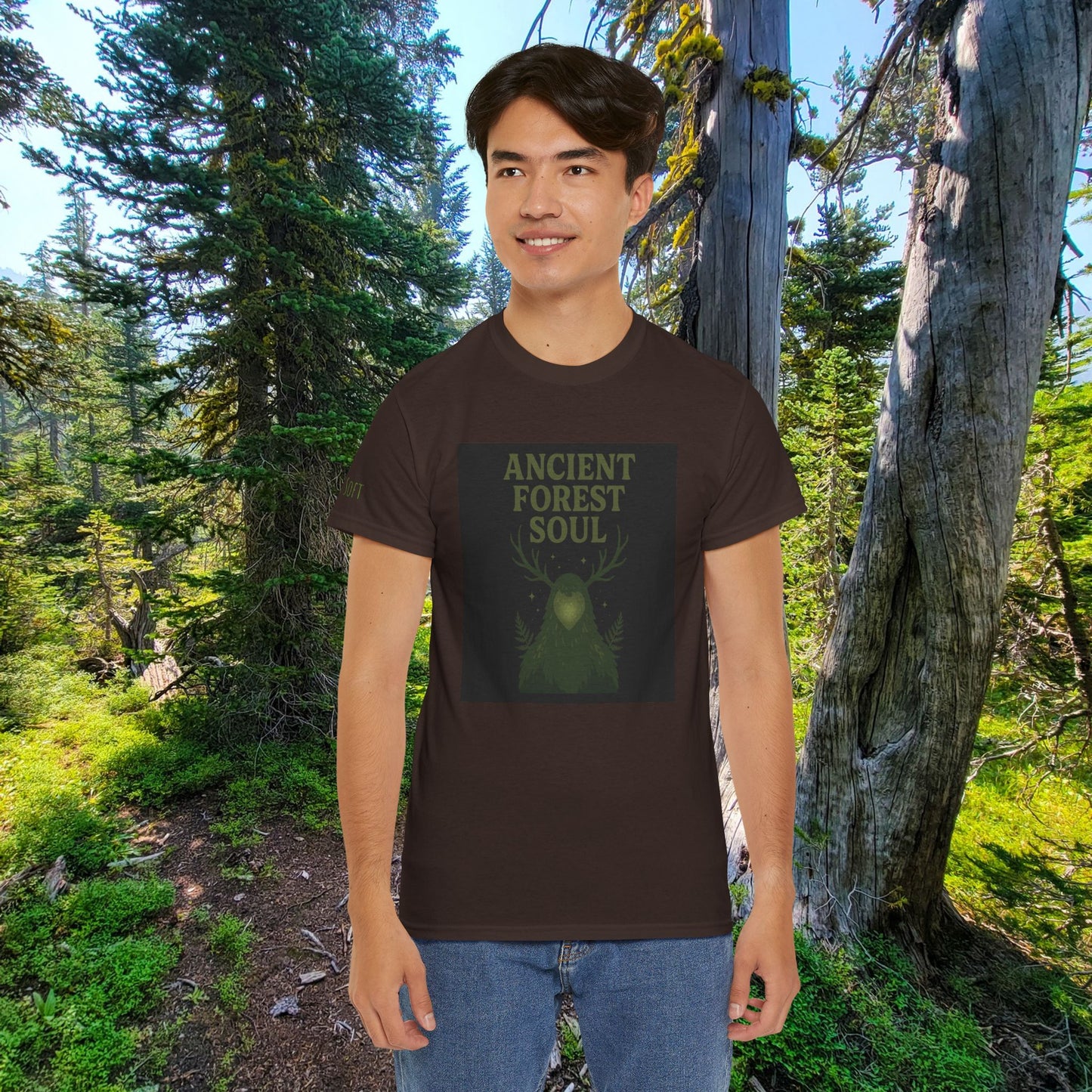 Ancient Forest Soul | Mossy Cryptid Tee