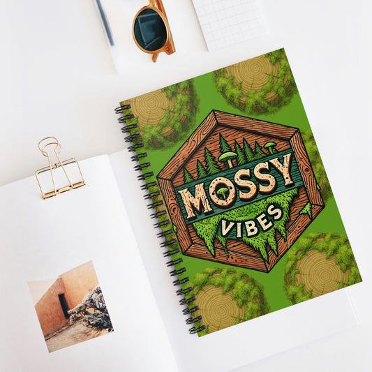 Mossy Vibes | Spiral Notebook [Ruled Pages]