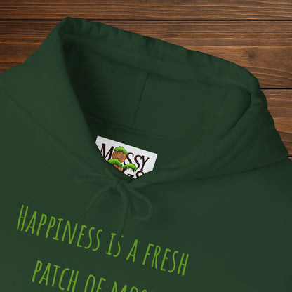 "Happiness Is a Fresh Patch of Moss" Hoodie | Cozy, Soft & Squishy