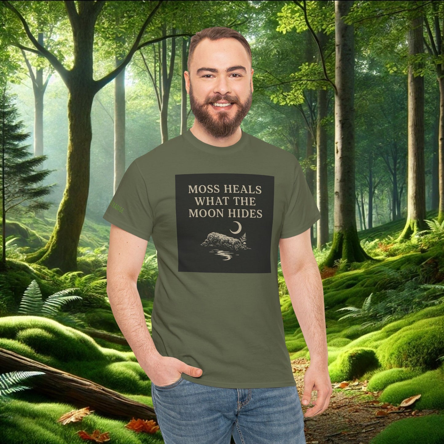 Moss Heals What the Moon Hides Tee | Forestcore Shirt