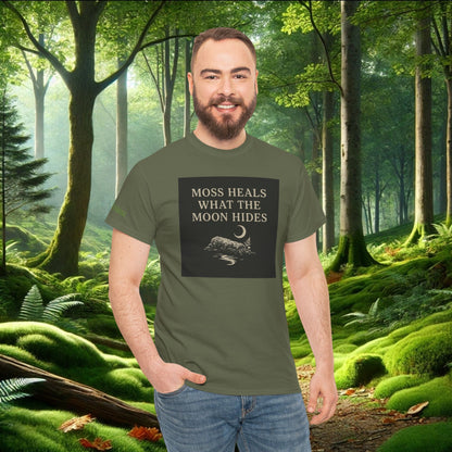 Moss Heals What the Moon Hides Tee | Forestcore Shirt