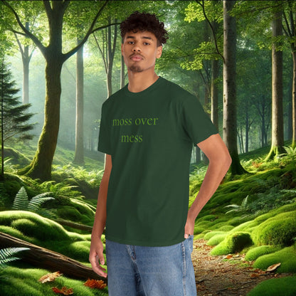 Moss Over Mess Tee | Forestcore Graphic T-Shirt