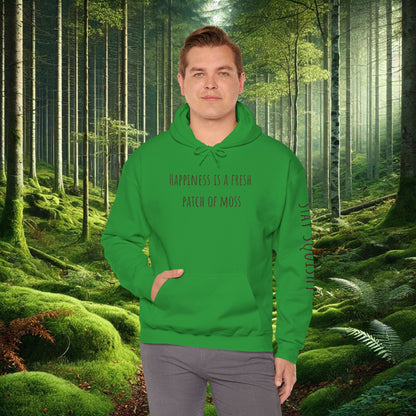 "Happiness Is a Fresh Patch of Moss" Hoodie | Cozy, Soft & Squishy