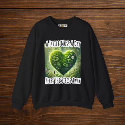 "Moss Therapy" Crewneck | Cozy Up & Let Nature Heal