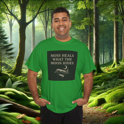 Moss Heals What the Moon Hides Tee | Forestcore Shirt