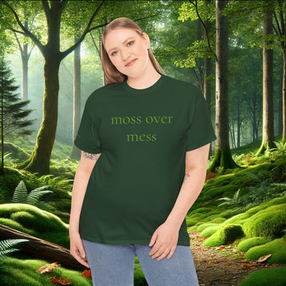 Moss Over Mess Tee | Forestcore Graphic T-Shirt