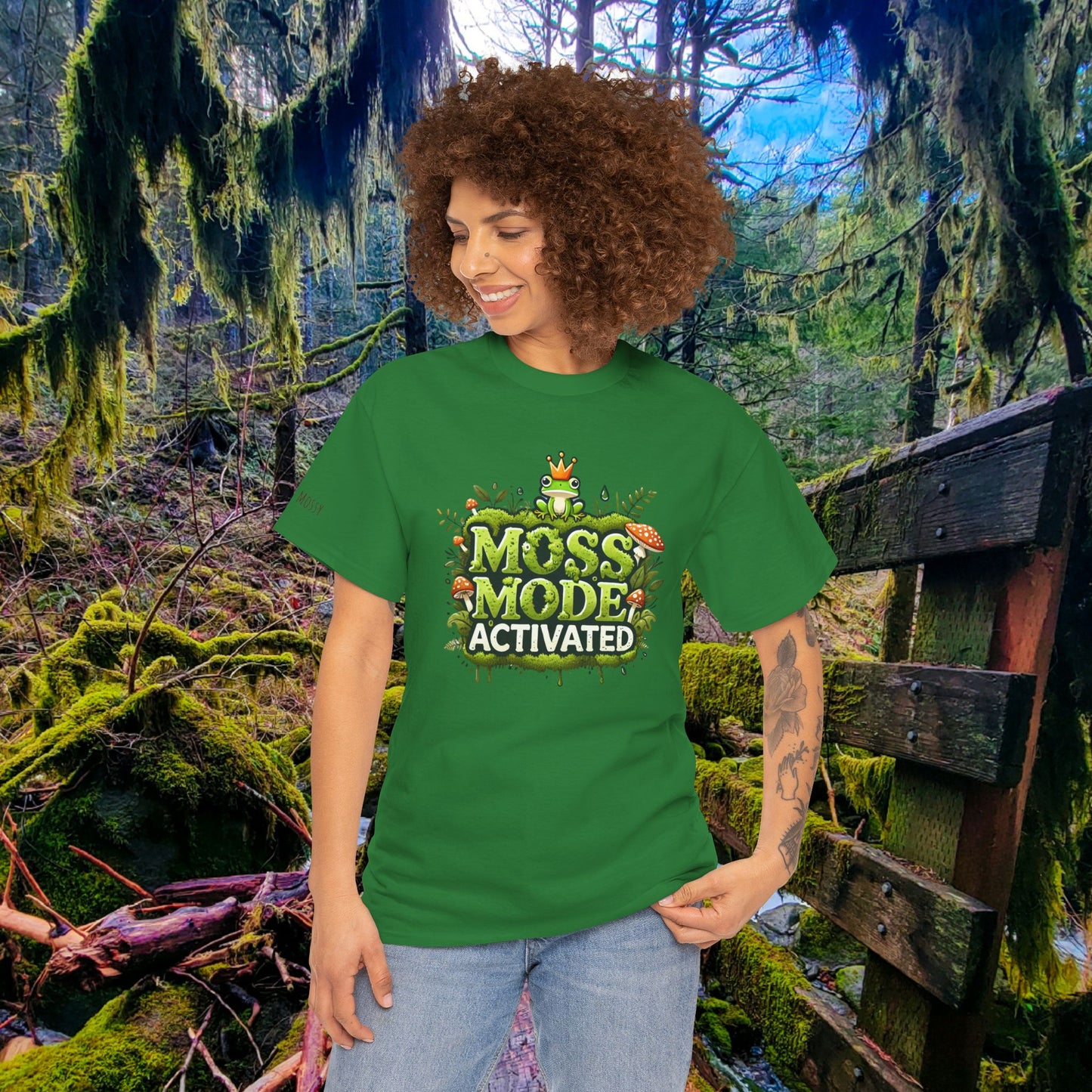 "Moss Mode: Activated" Graphic Tee | Embrace the Squish Life