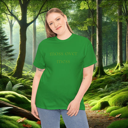 Moss Over Mess Tee | Forestcore Graphic T-Shirt