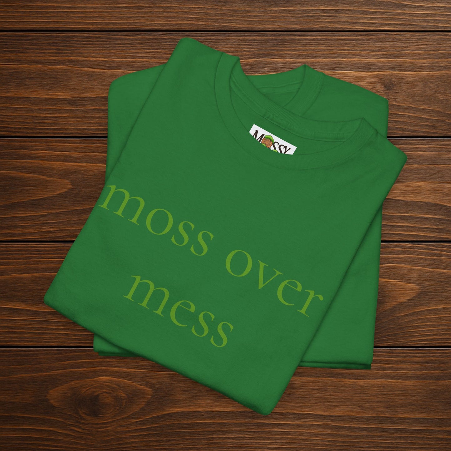 Moss Over Mess Tee | Forestcore Graphic T-Shirt