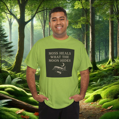 Moss Heals What the Moon Hides Tee | Forestcore Shirt