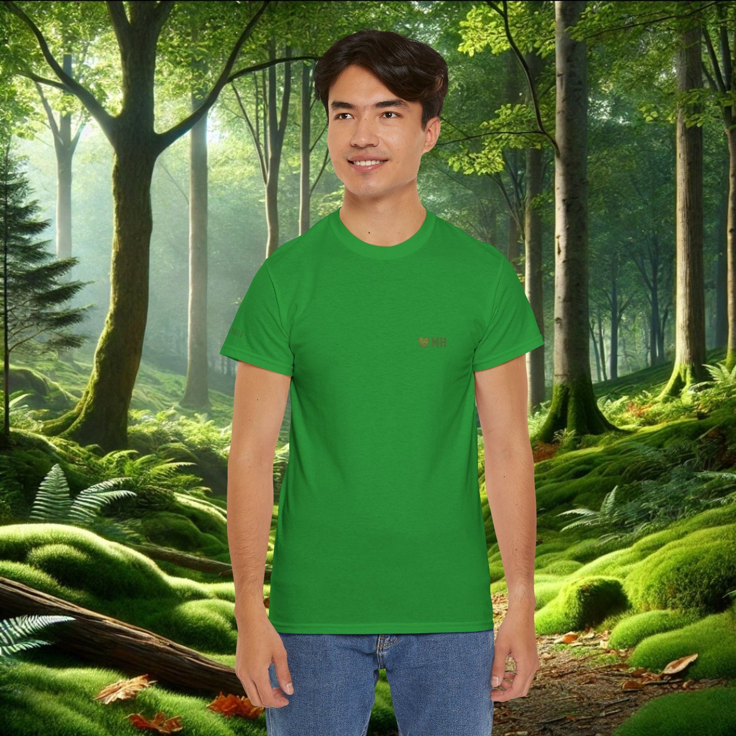 Moss Hugger Tee | Treehugger Back Graphic