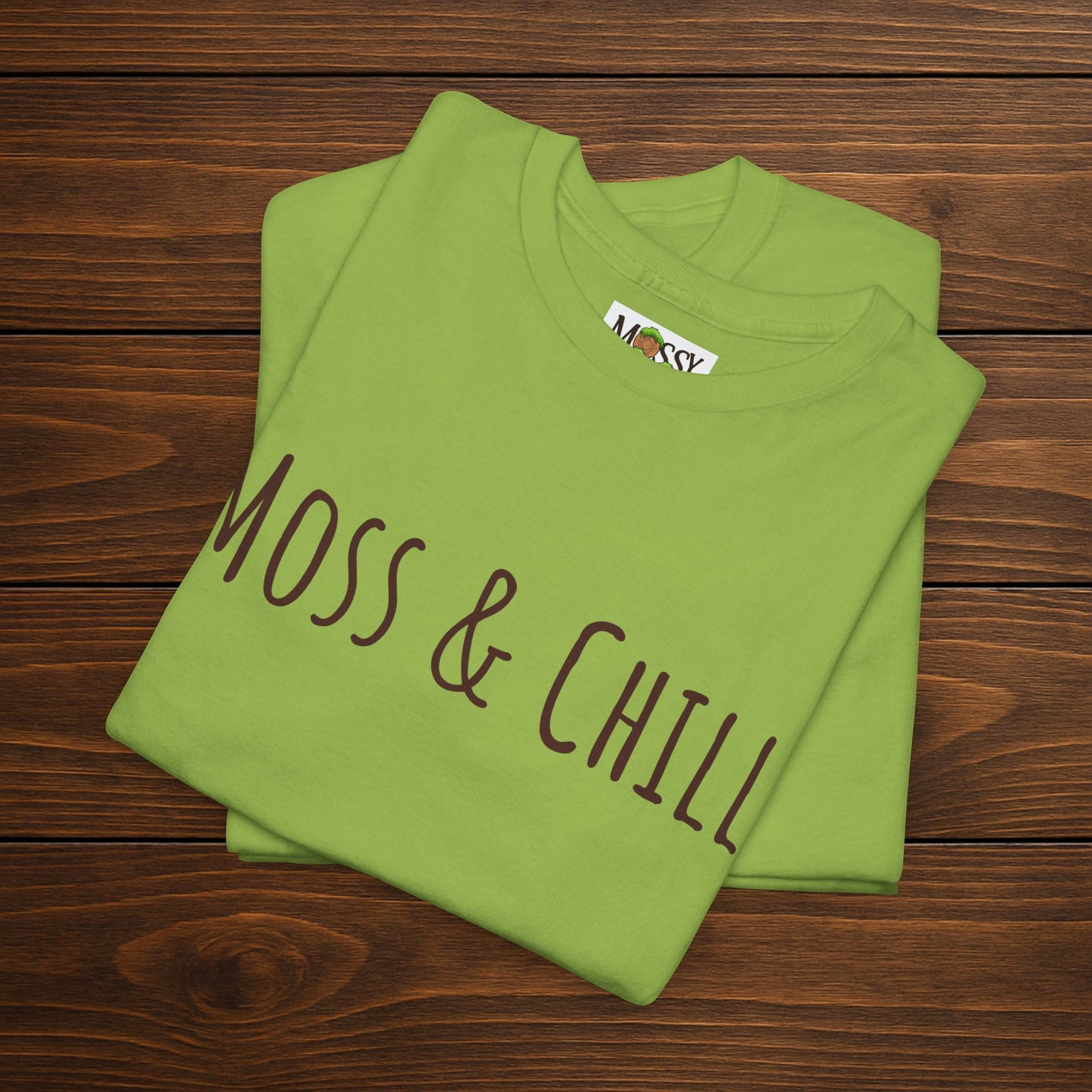 "Moss & Chill" Tee | Relax, Recharge & Stay Squishy