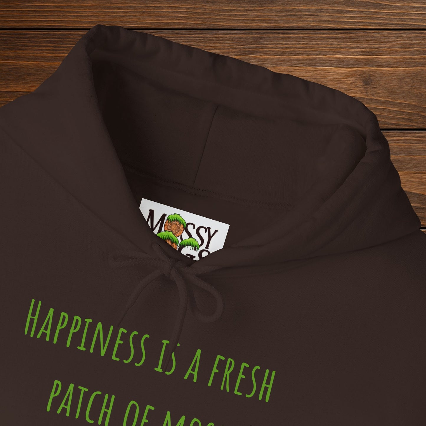 "Happiness Is a Fresh Patch of Moss" Hoodie | Cozy, Soft & Squishy