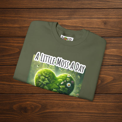 "Moss Therapy" Crewneck | Cozy Up & Let Nature Heal