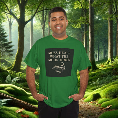 Moss Heals What the Moon Hides Tee | Forestcore Shirt