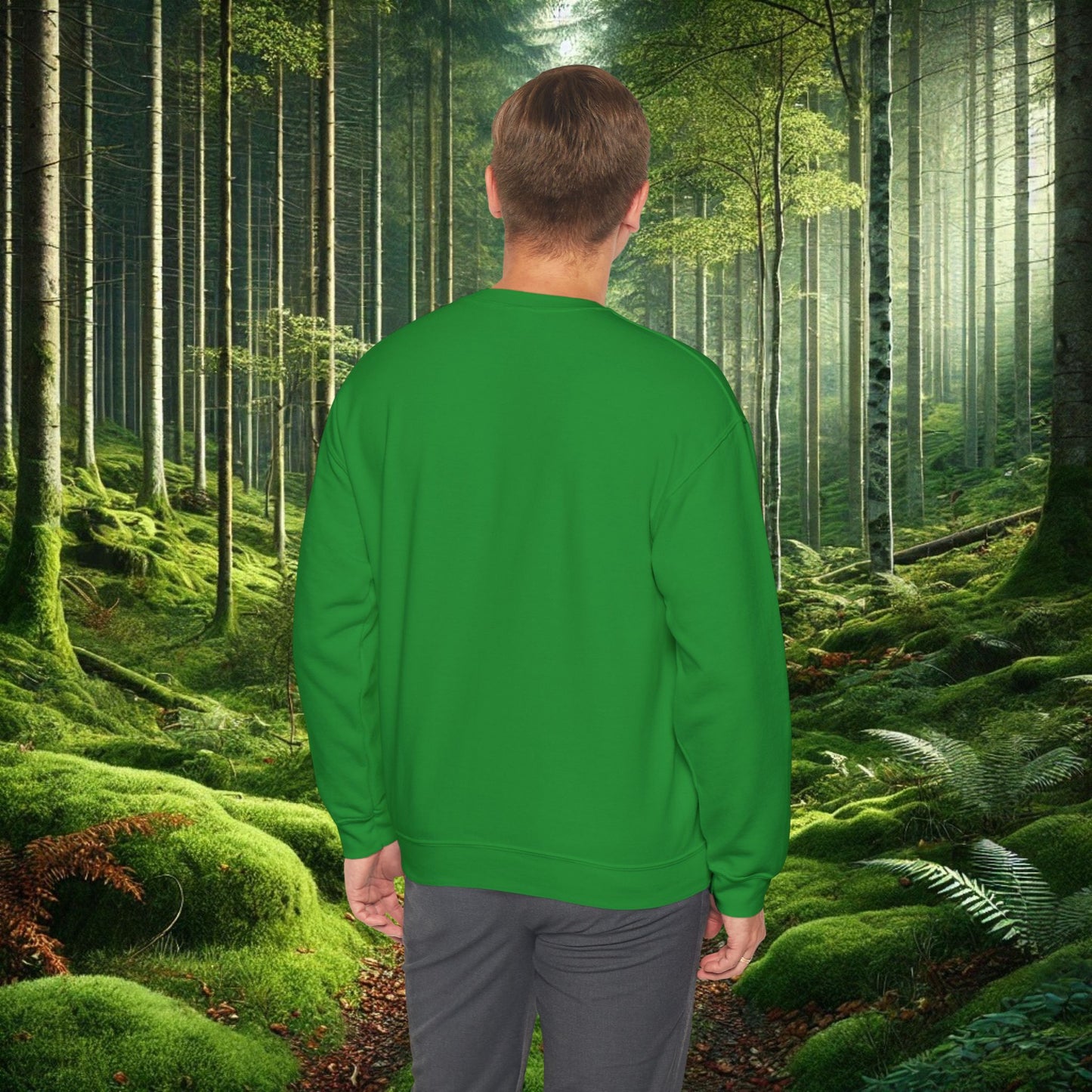 "Moss Therapy" Crewneck | Cozy Up & Let Nature Heal