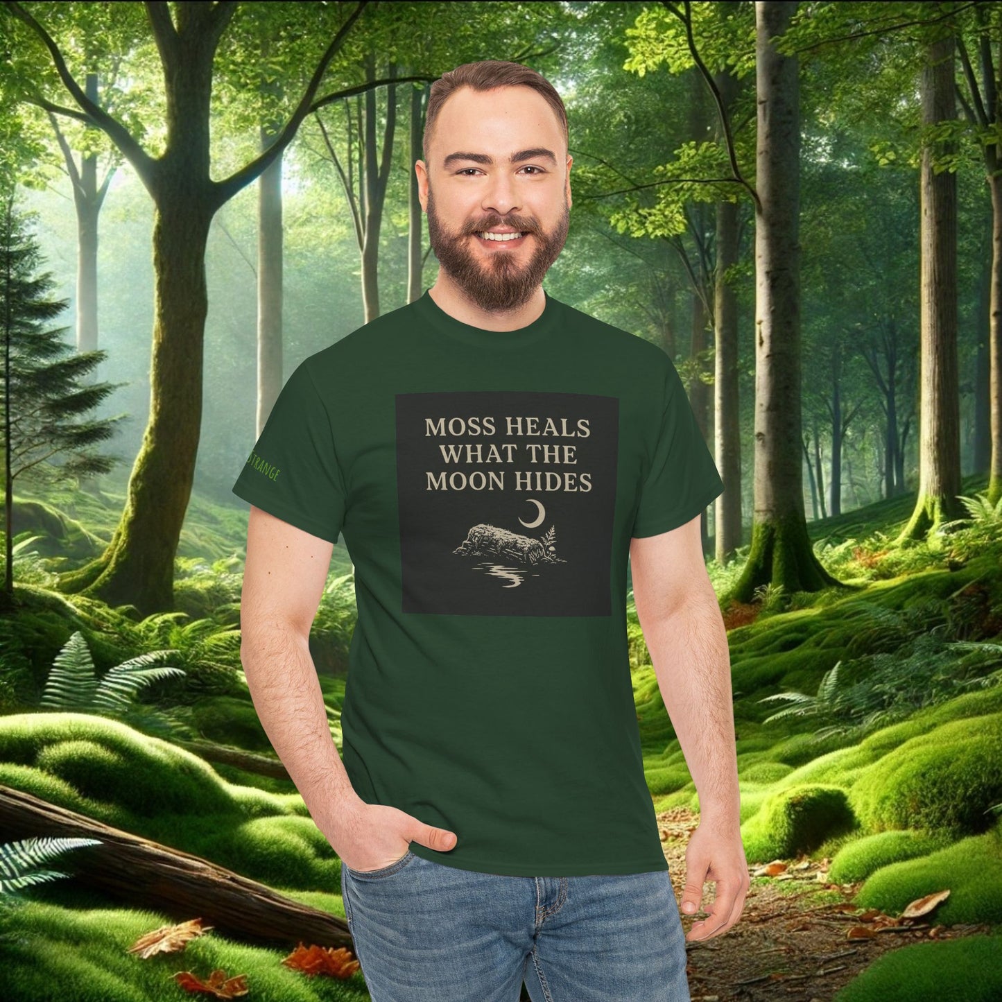 Moss Heals What the Moon Hides Tee | Forestcore Shirt