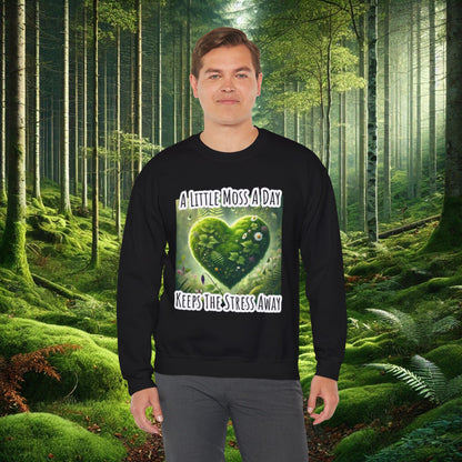 "Moss Therapy" Crewneck | Cozy Up & Let Nature Heal