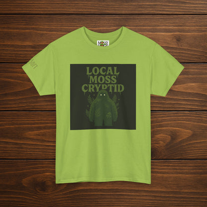 Local Moss Cryptid Tee | Soft Forest Creature Design
