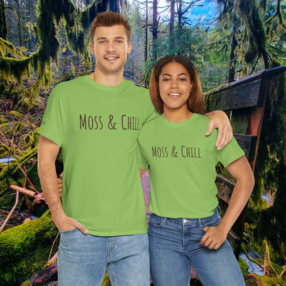 "Moss & Chill" Tee | Relax, Recharge & Stay Squishy