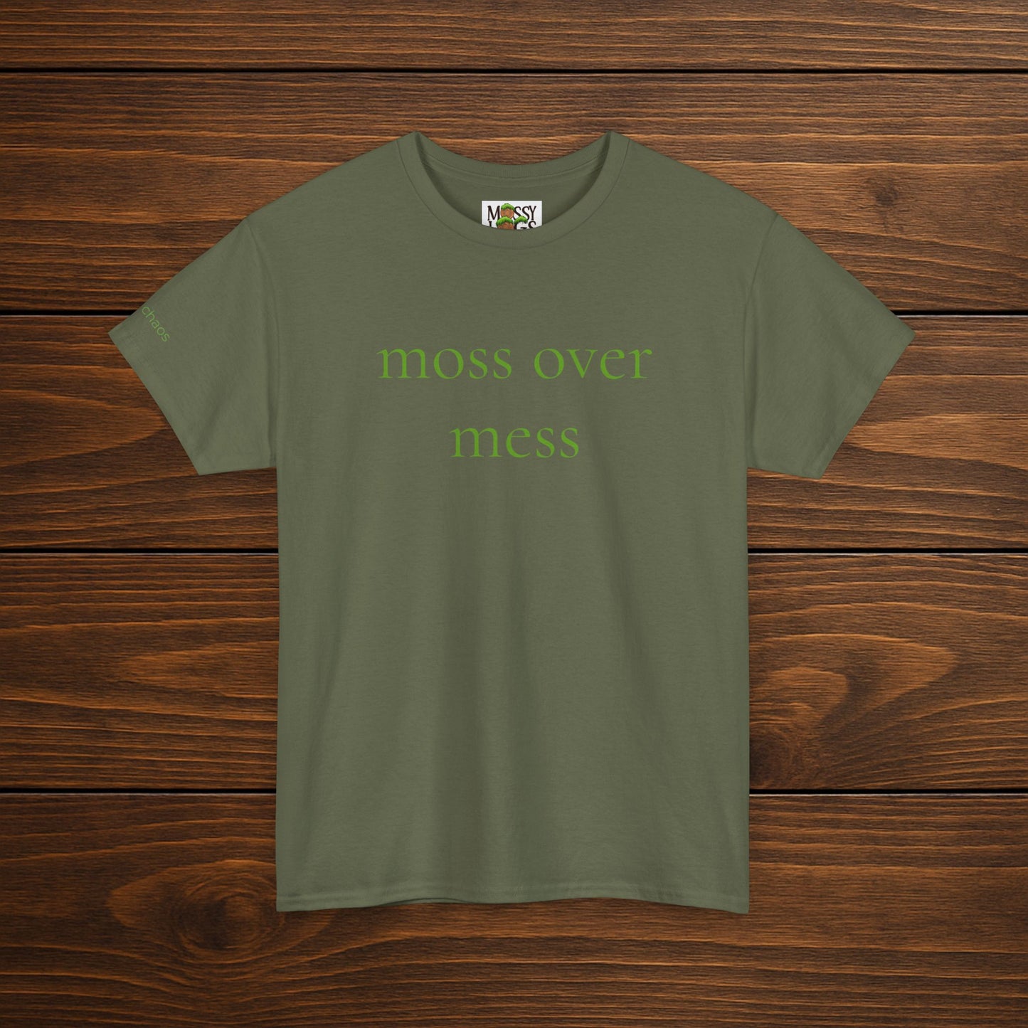 Moss Over Mess Tee | Forestcore Graphic T-Shirt