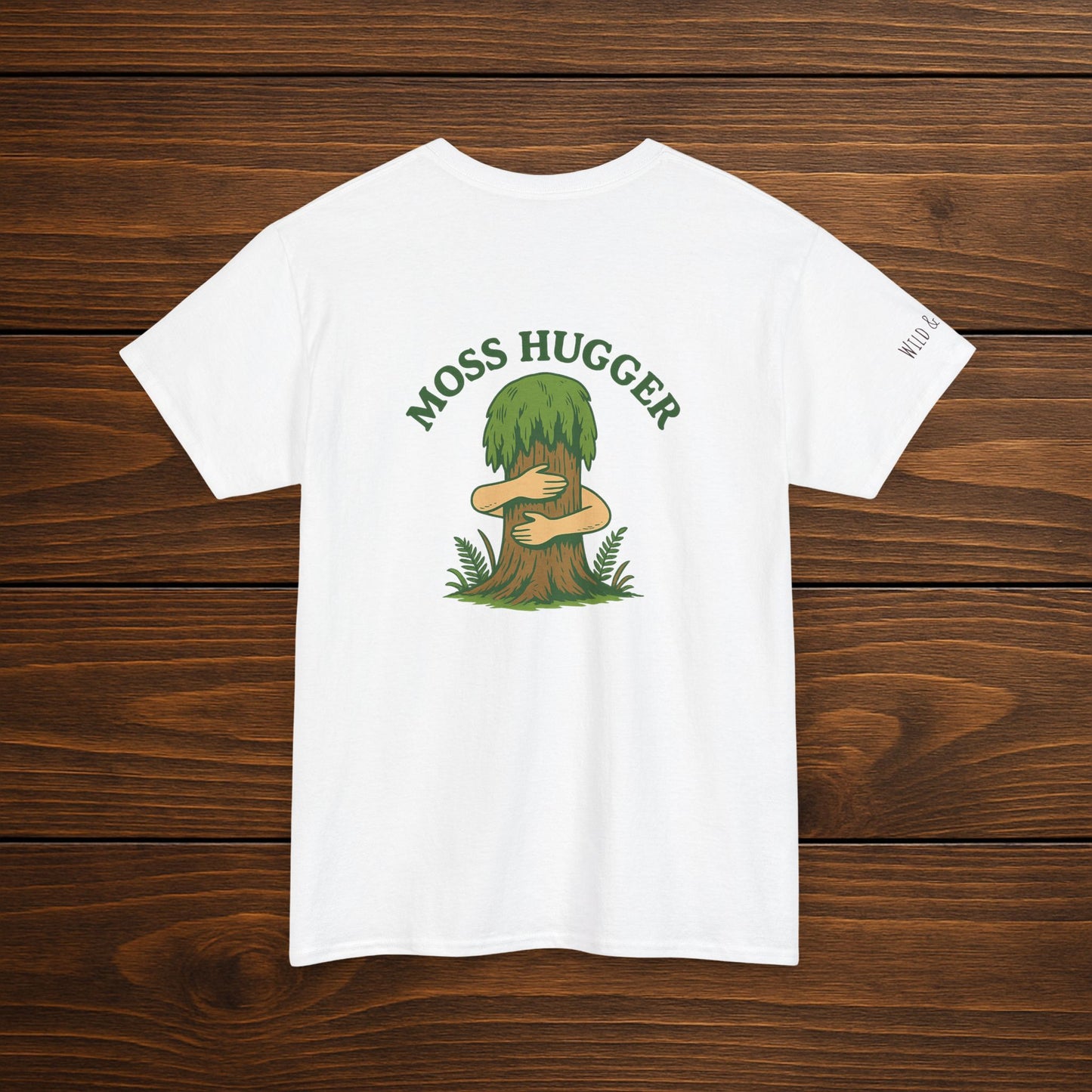 Moss Hugger Tee | Treehugger Back Graphic